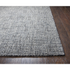 Hand tufted wool rug with loop pile design, 5x8 feet, by Start2Finish, showcasing textured, soft surface in a neutral color.