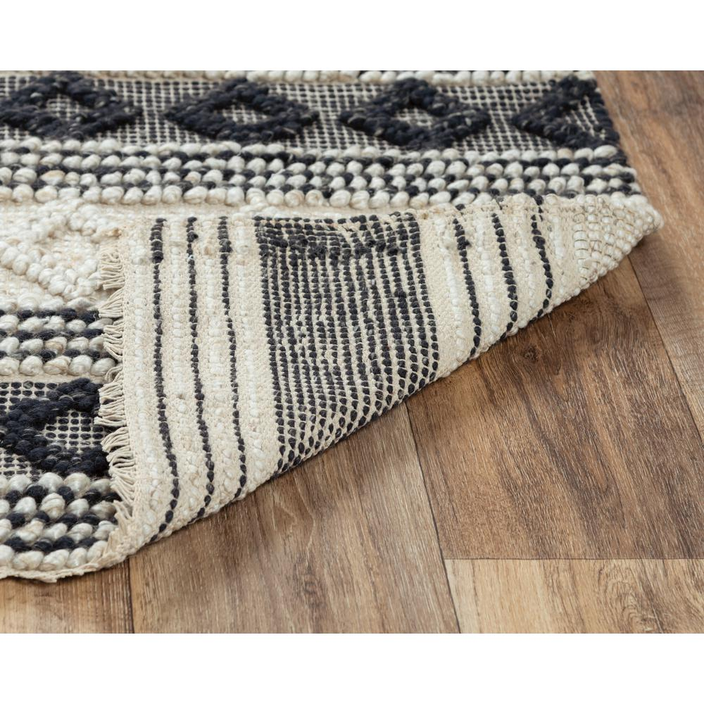 Hand-woven 5x8 rectangle rug by Start2Finish with intricate patterns and earthy tones, ideal for living room or bedroom decor.