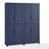 Start2Finish Savannah 2-piece kitchen storage pantry set showing two wooden pantries with shelves and doors for organized kitchen storage.