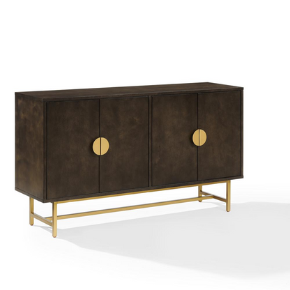 Start2Finish Blair sideboard with sleek wood finish, featuring multiple drawers and cabinet doors for stylish storage.