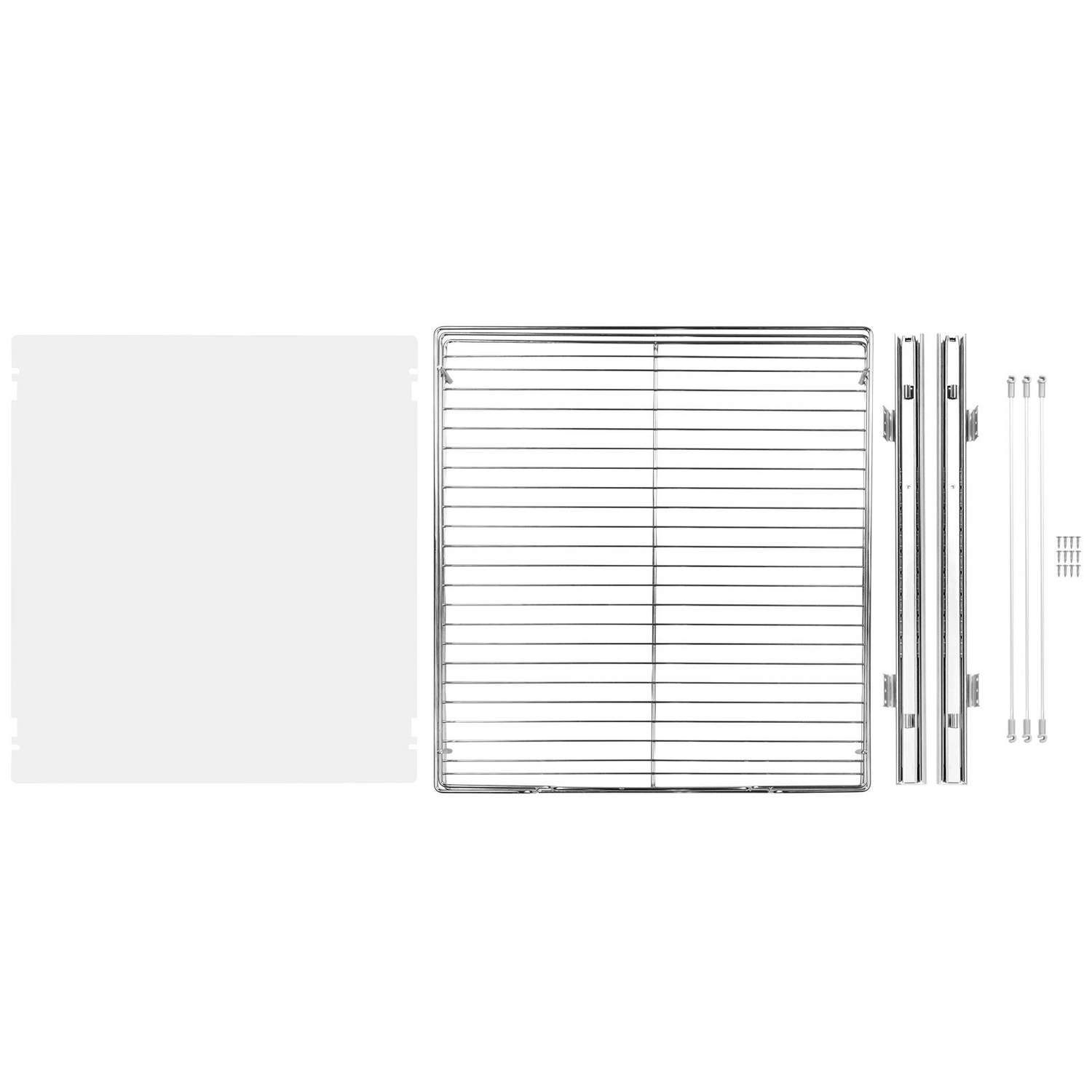 Start2Finish VEVOR 21.5-inch pull-out cabinet organizer with steel slide-out drawers for kitchen pantry or under-sink storage.