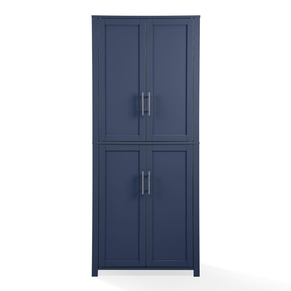 Start2Finish Savannah Tall Kitchen Storage Pantry with multiple shelves and doors for organized kitchen storage.