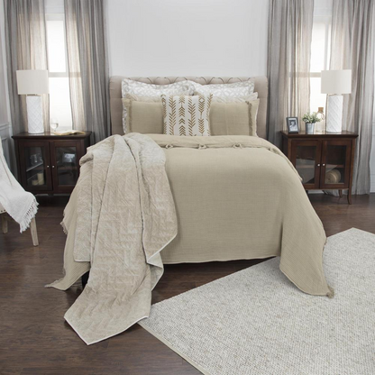 Start2Finish Donny Osmond 90x92 inch quilt featuring a detailed pattern and vibrant colors for cozy bedroom decor.