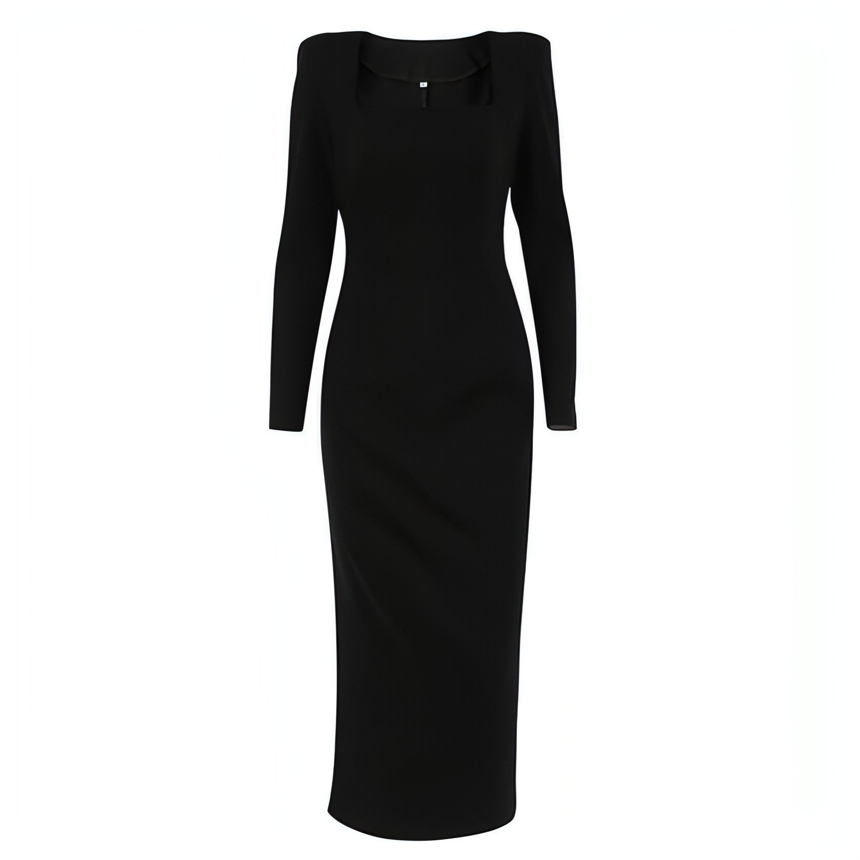 Carmine Juneberry long skirt with square neck, slim fit design, in a stylish and elegant silhouette.