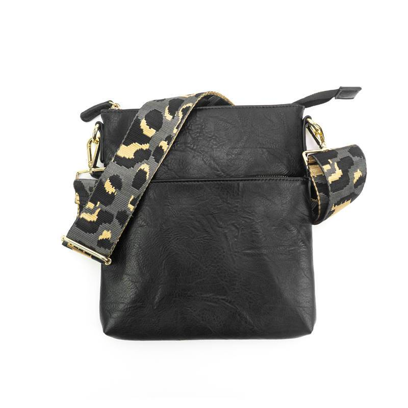 Start2Finish Chloe crossbody bag with adjustable strap and accessories, showing the bag&