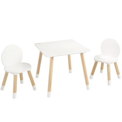 Start2Finish VEVOR kids table with two chairs, multi-activity children’s furniture for art, reading, crafts, and learning.