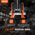 Start2Finish VEVOR electric hoist manual trolley with dual wheels and adjustable flange width for I beams, 1100 lbs capacity.