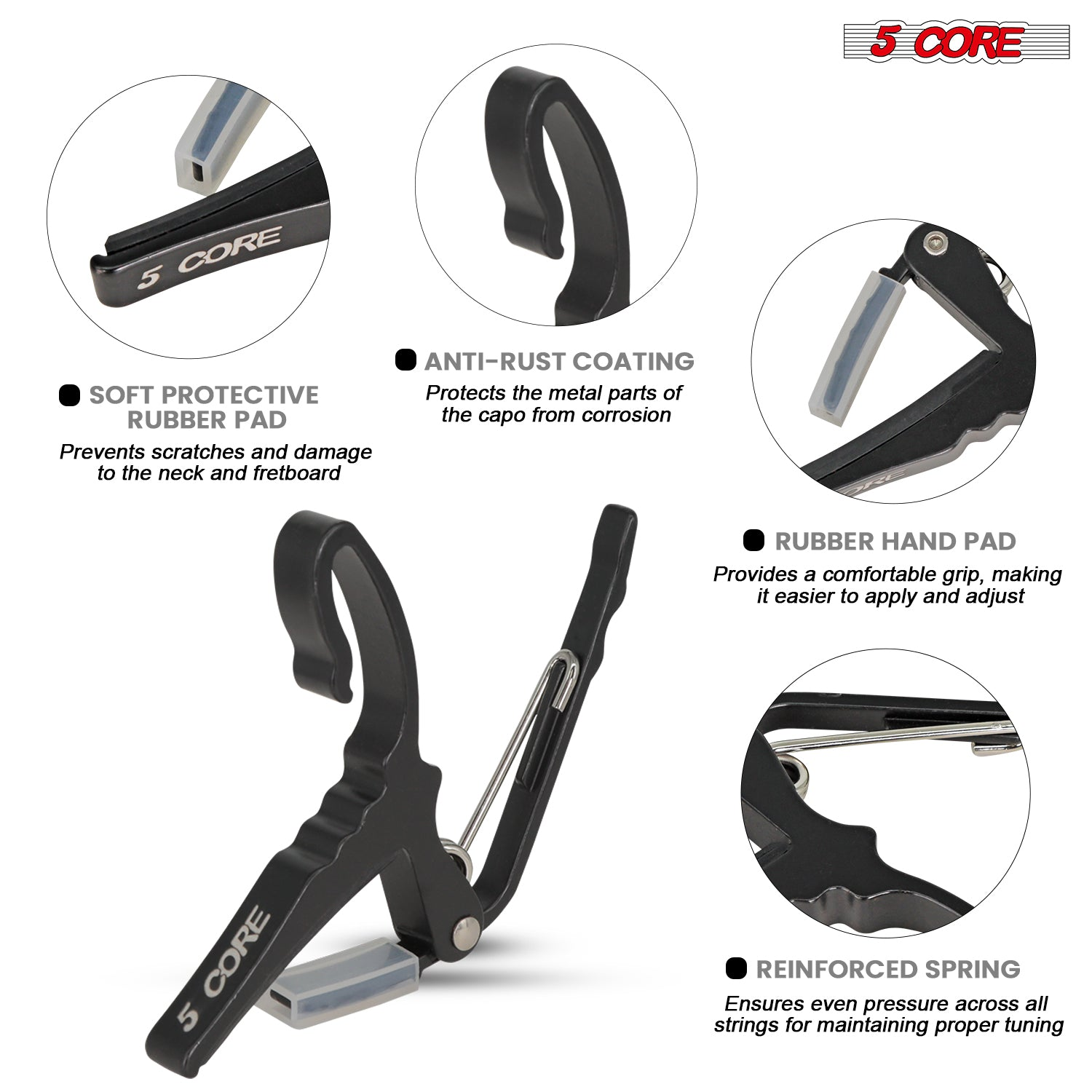 Start2Finish 20W portable electric guitar amplifier with built-in 6.5-inch speaker, aux input, and headphone jack for musical instruments.