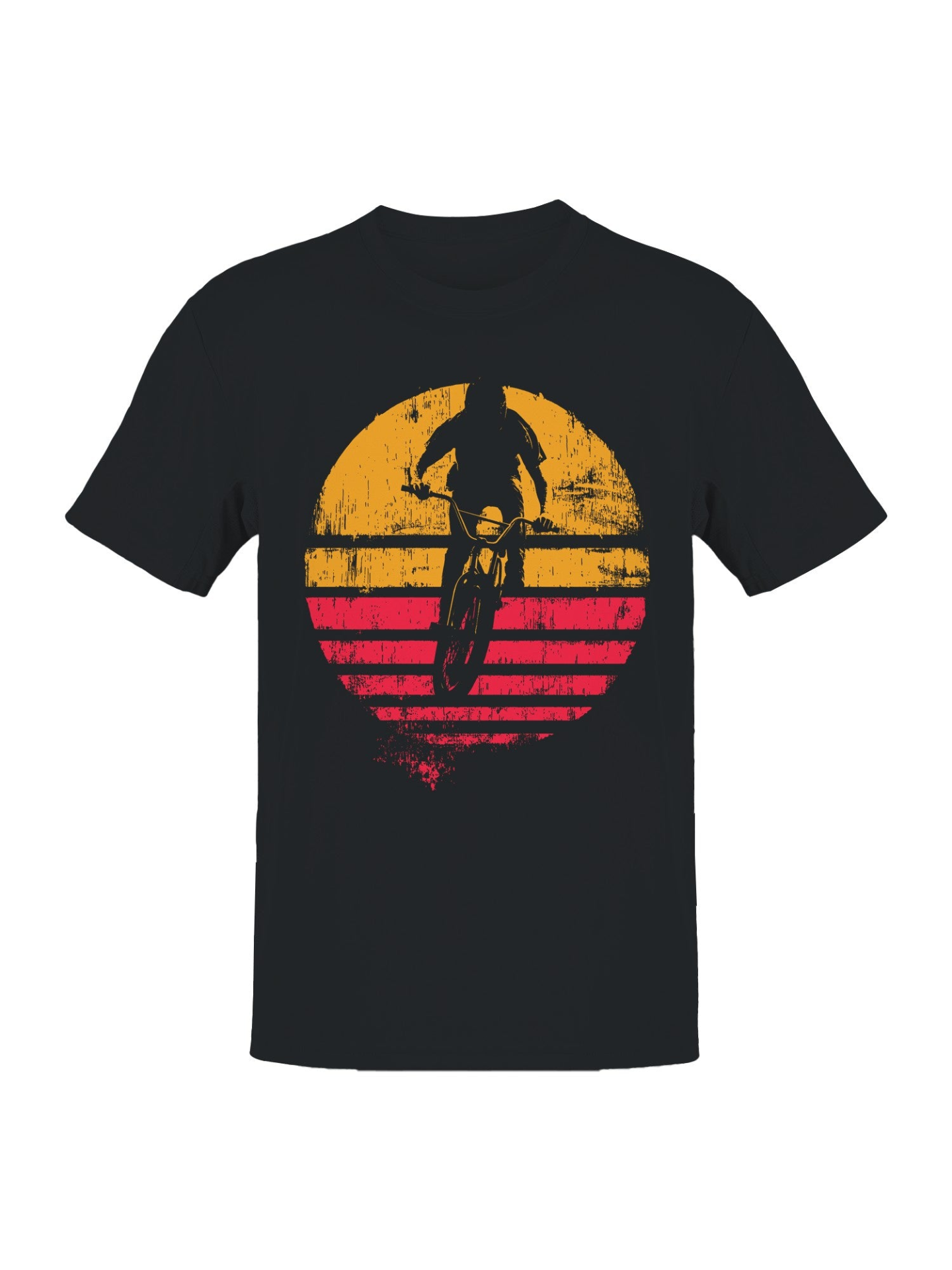Retro BMX Sunset Silhouette men&