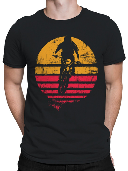 Retro BMX Sunset Silhouette men&