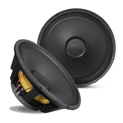 Start2Finish 15-inch 350W RMS subwoofer speaker with full-range PA DJ bass driver, 8-ohm impedance for audio reinforcement.