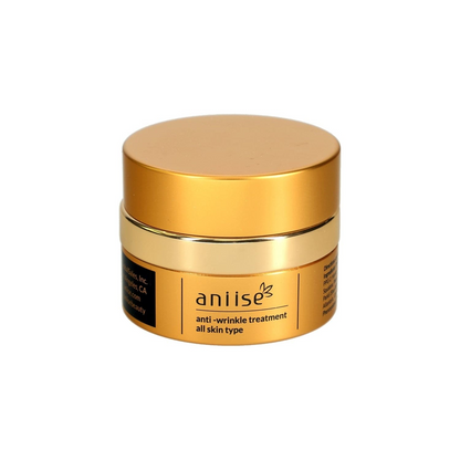 Start2Finish anti-wrinkle cream for face and neck with a smooth, creamy texture in a white jar, designed to reduce wrinkles.