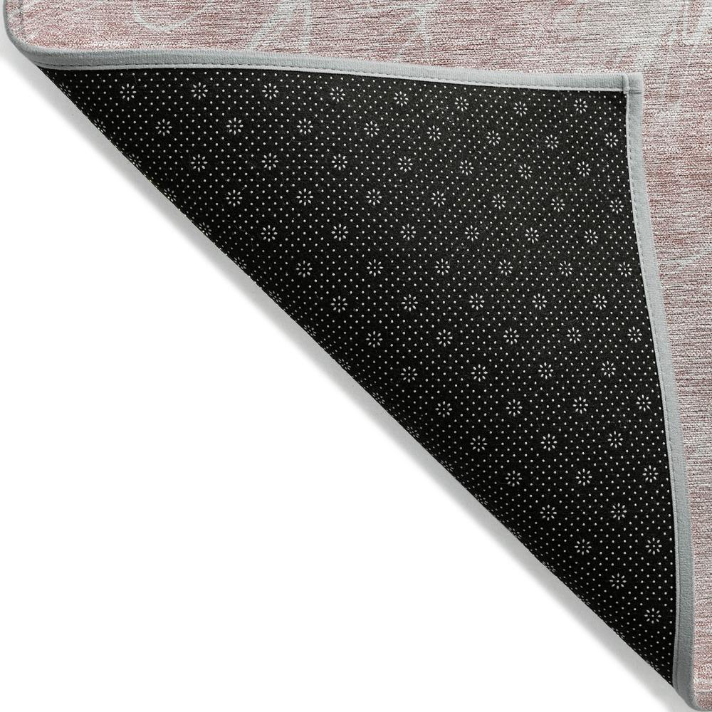Start2Finish Chantille ACN653 pink 9x12 rug with intricate pattern, soft texture, and vibrant color for home decor.