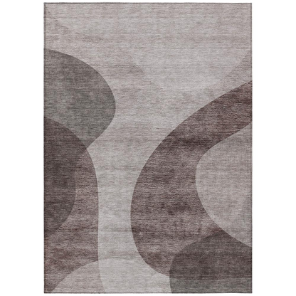 Start2Finish Chantille ACN657 brown rug, 5x7.6 feet, with soft textured pattern perfect for living room or bedroom decor.