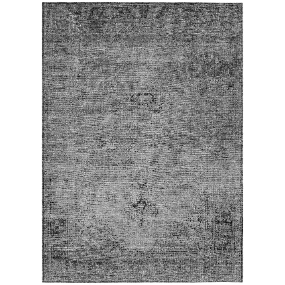 Gray Chantille ACN658 8x10 rug by Start2Finish featuring intricate patterns on soft woven fabric.