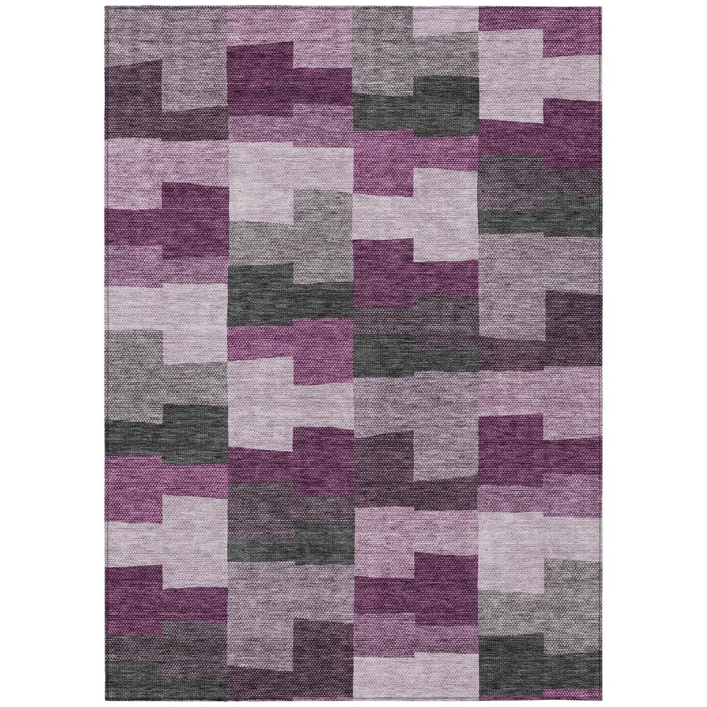 Start2Finish Chantille ACN659 red 8x10 rug with intricate pattern and plush texture, suitable for living room or bedroom decor.