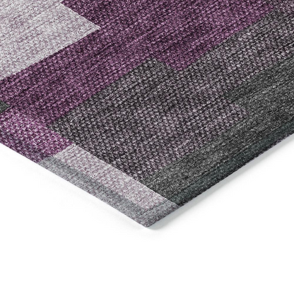 Start2Finish Chantille ACN659 red 8x10 rug with intricate pattern, plush texture, and vibrant color for stylish home decor.