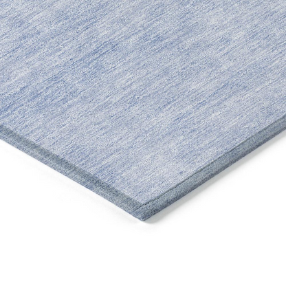 Start2Finish Chantille ACN668 blue 9x12 rug with intricate pattern, soft texture, and vibrant color for living room or bedroom decor.