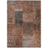 Start2Finish Chantille ACN669 orange 10x14 rug with intricate pattern, soft texture, and vibrant color for living room or bedroom decor.