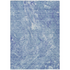 Start2Finish Chantille ACN670 Blue rug, 10x14 feet, featuring a soft textured surface with intricate patterns in shades of blue.