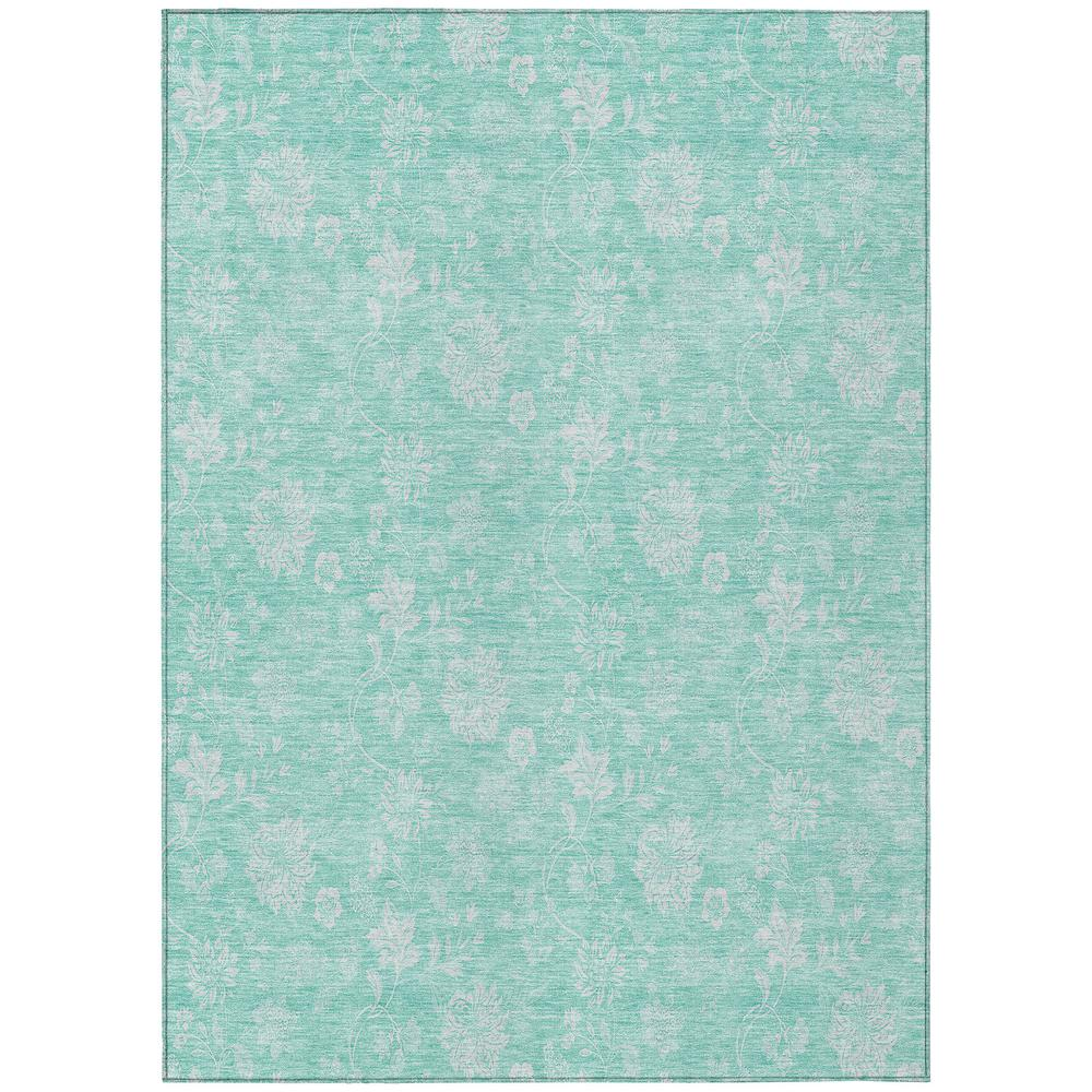 Start2Finish Chantille ACN681 teal 8x10 rug with intricate patterns, soft texture, and woven design for stylish home decor.