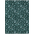 Start2Finish Chantille ACN680 teal 8x10 rug featuring plush fabric and intricate patterns, perfect for living rooms or bedrooms.