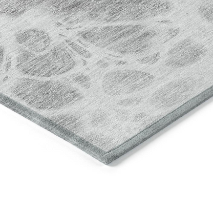 Gray Chantille ACN682 8x10 rug by Start2Finish with intricate pattern, perfect for living rooms or bedrooms.