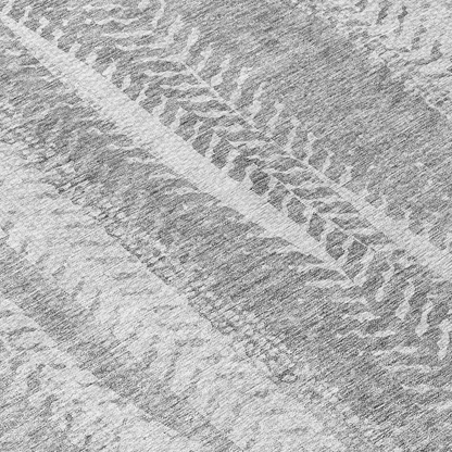 Start2Finish Chantille ACN694 gray 9x12 rug with intricate pattern, soft texture, and plush pile for a stylish living space.
