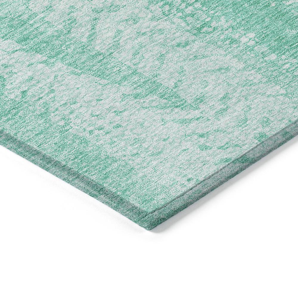 Start2Finish Chantille ACN694 teal 9x12 rug with intricate pattern, soft texture, and vibrant color, perfect for living room decor.