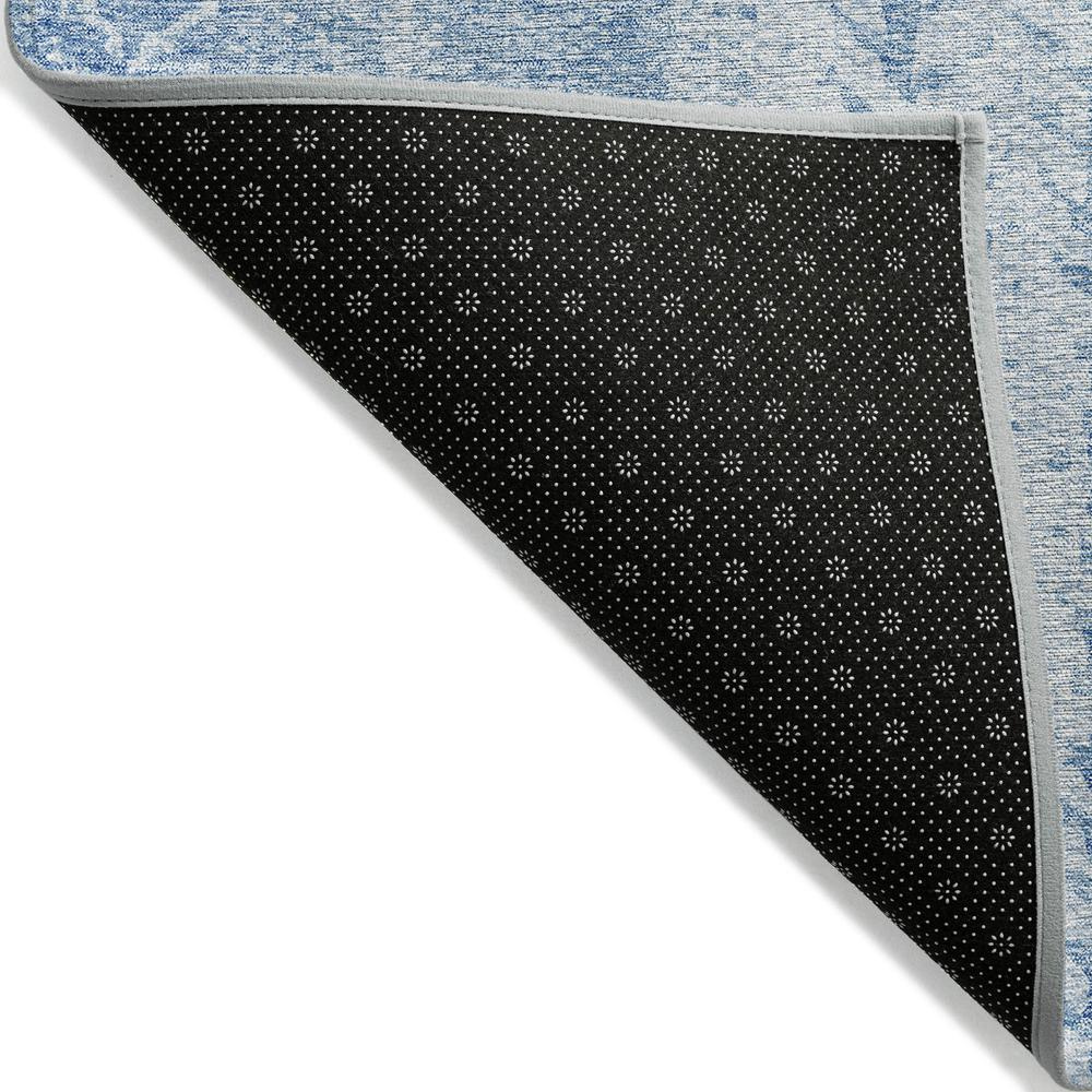 Start2Finish Chantille ACN694 blue rug, 10x14 feet, with intricate pattern and soft texture, perfect for living room or bedroom decor.