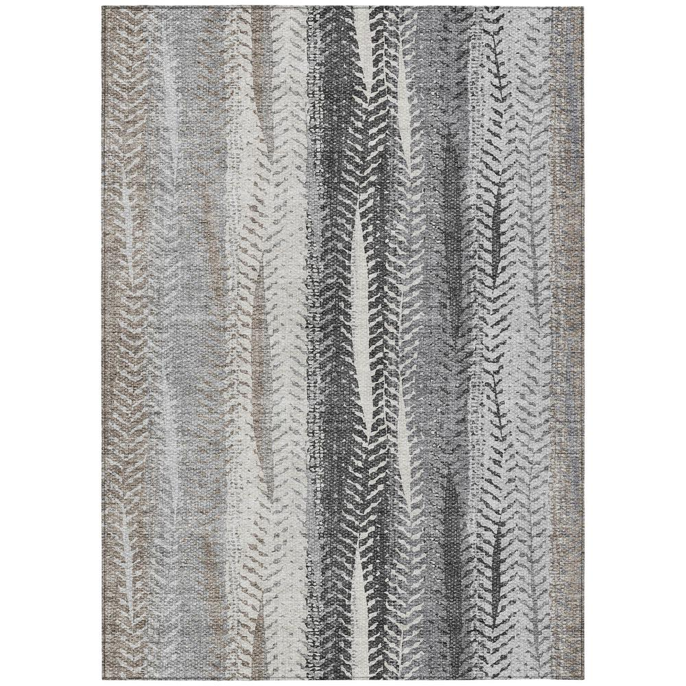 Start2Finish Chantille ACN693 brown 8x10 rug with a soft, textured surface and intricate pattern, ideal for living room or bedroom decor.