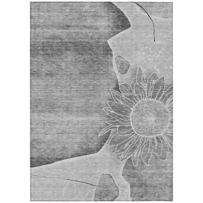 Gray Chantille ACN700 8x10 rug from Start2Finish with soft, woven texture and subtle pattern, ideal for living room or bedroom decor.
