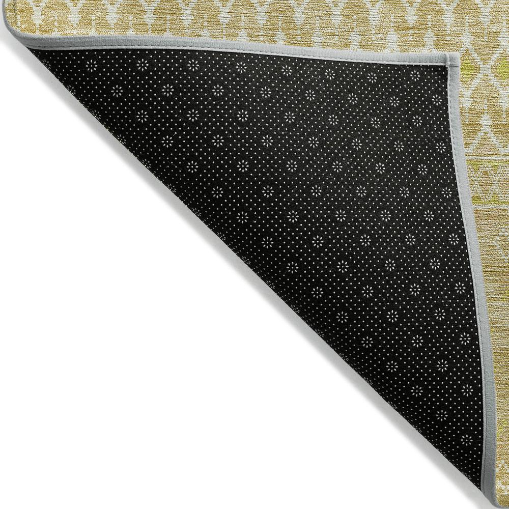 Start2Finish Chantille ACN709 Gold 10x14 rug with intricate patterns and plush texture, showcasing a luxurious and elegant design.