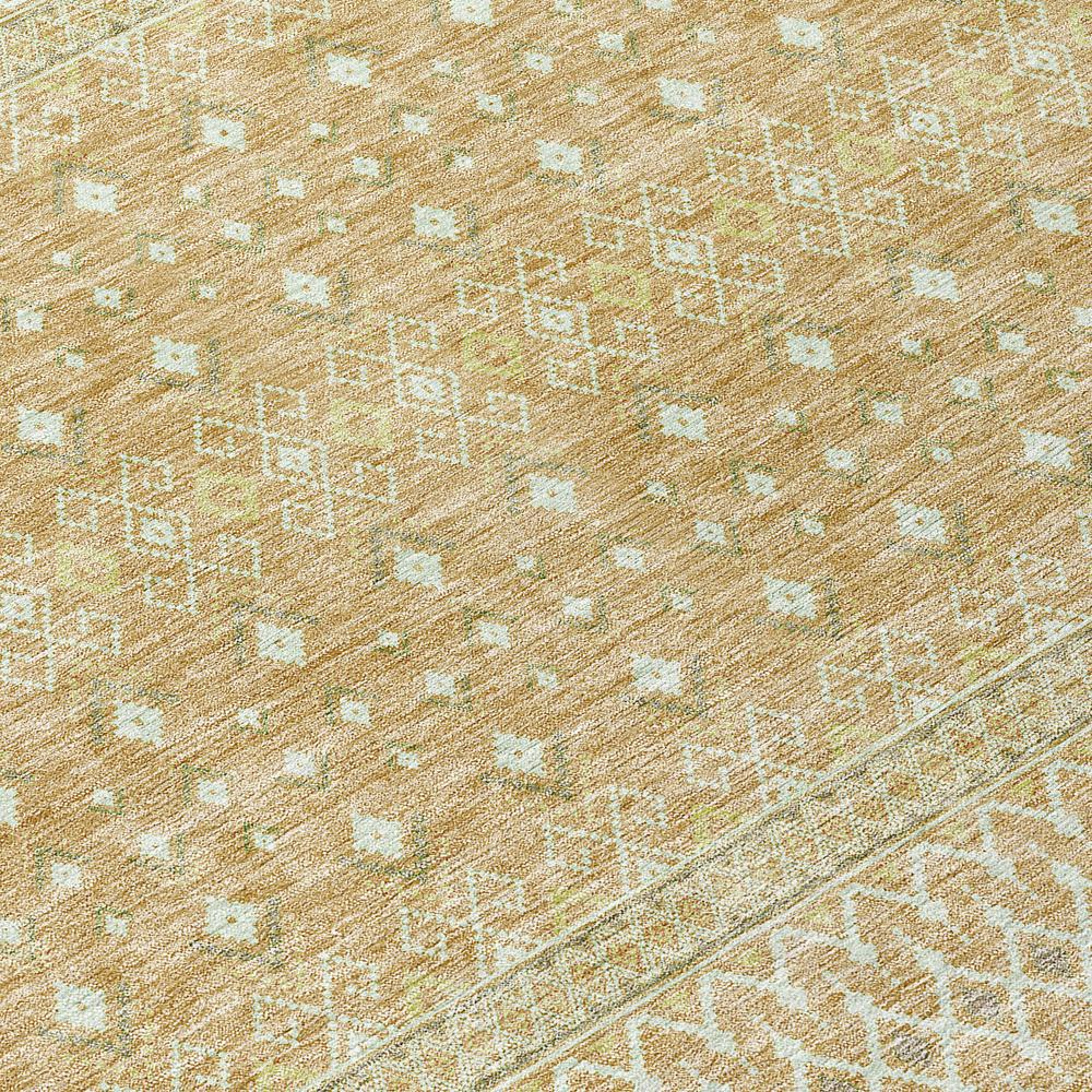 Start2Finish Chantille ACN709 orange 10x14 rug with intricate pattern and plush texture, ideal for living room or bedroom decor.