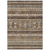 Start2Finish Chantille ACN714 brown 8x10 rug with intricate pattern, soft texture, and decorative edges in a cozy living space.