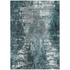 Start2Finish Chantille ACN718 teal 10x14 rug with intricate pattern, plush texture, and vibrant color for stylish home decor.