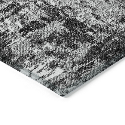 Gray Chantille ACN718 rug by Start2Finish with a 10x14-foot size, featuring a soft, textured fabric and elegant design.