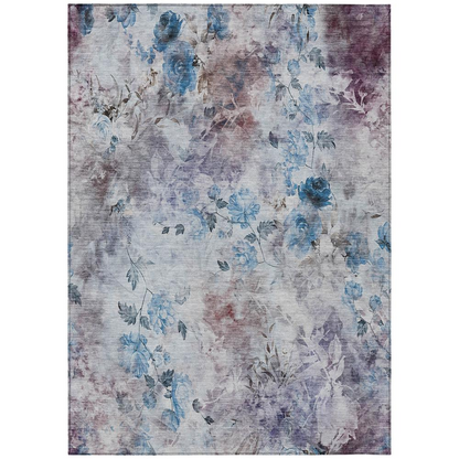 Start2Finish Chantille ACN724 blue 8x10 rug with intricate pattern, soft texture, and vibrant color for stylish home decor.