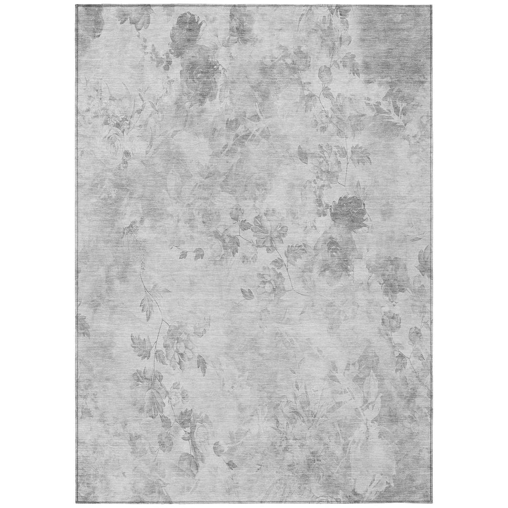 Gray Chantille ACN724 rug by Start2Finish, 9x12 feet, showcasing soft texture and elegant pattern on a neutral background.