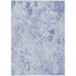 Start2Finish Chantille ACN724 blue 5x7.5 rug with intricate pattern, soft texture, and vibrant color, suitable for living room decor.