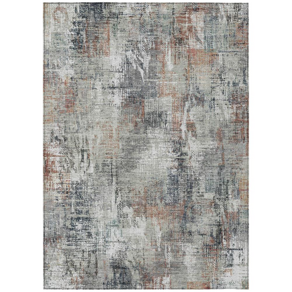 Start2Finish Chantille ACN725 brown 8x10 rug with intricate patterns, soft texture, and elegant design for living room or bedroom decor.