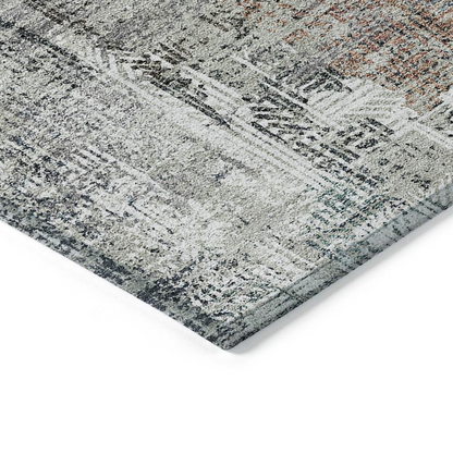 Start2Finish Chantille ACN725 brown 8x10 rug with intricate pattern, soft texture, and decorative design suitable for living rooms and bedrooms.