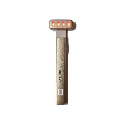 Start2Finish Face &amp; Eye Therapy Wand for beauty treatment, featuring a sleek handheld device with a rounded tip for skincare.