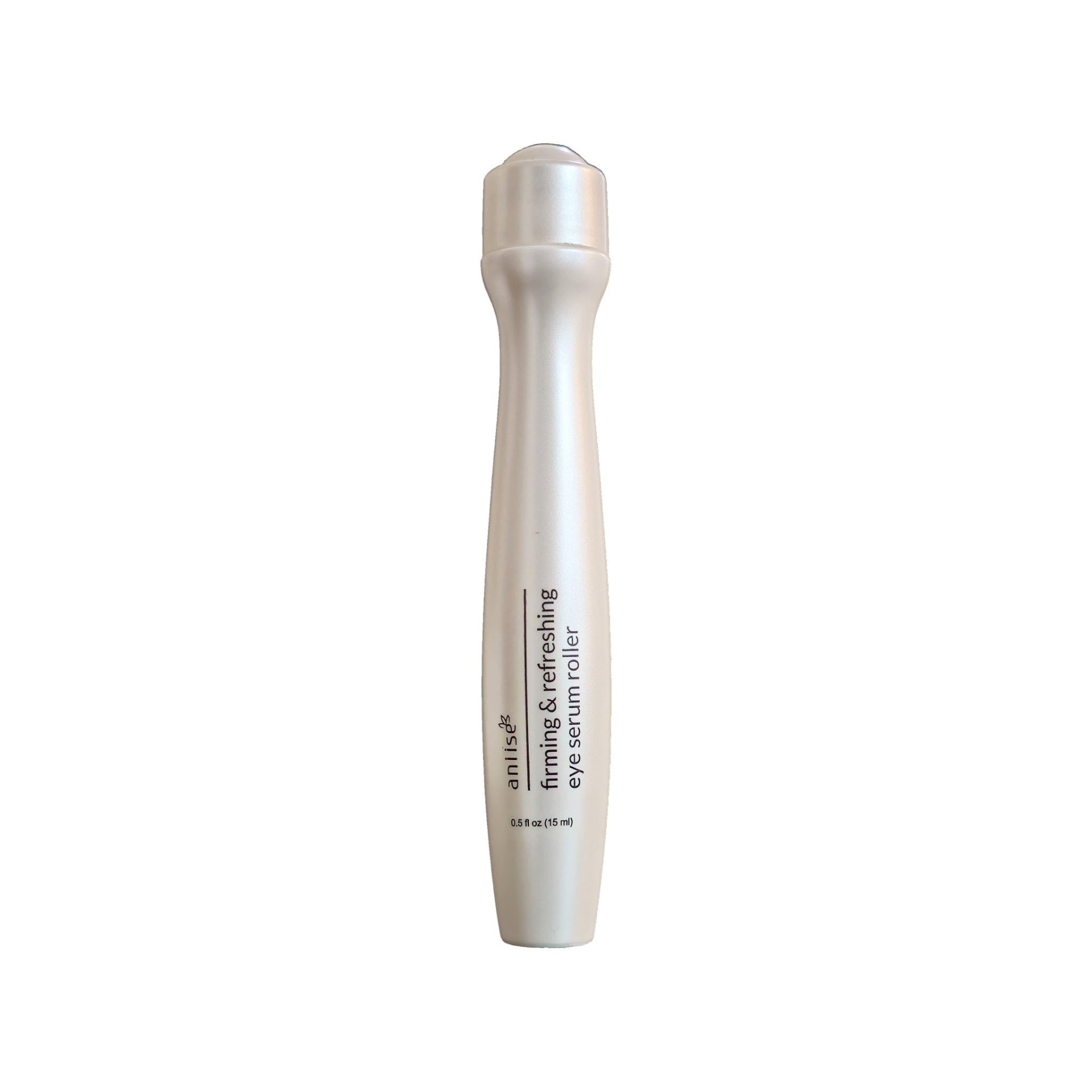 Start2Finish firming and refreshing eye serum roller, featuring a sleek applicator for gentle, cooling skincare around the eyes.