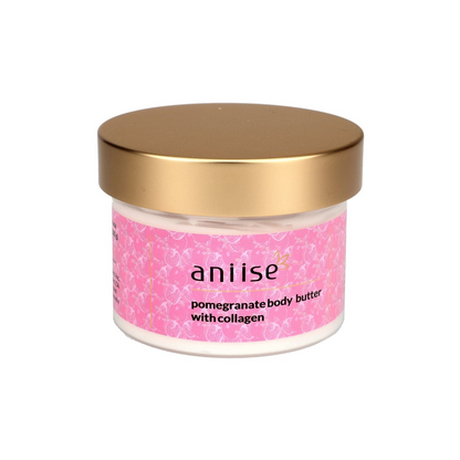 Start2Finish moisturizing body butter cream with collagen, showing a jar of smooth, creamy skincare product for soft skin.
