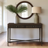 Start2Finish fluted 2-drawer storage console table with tapered legs and textured drawer fronts, ideal for entryways or living rooms.