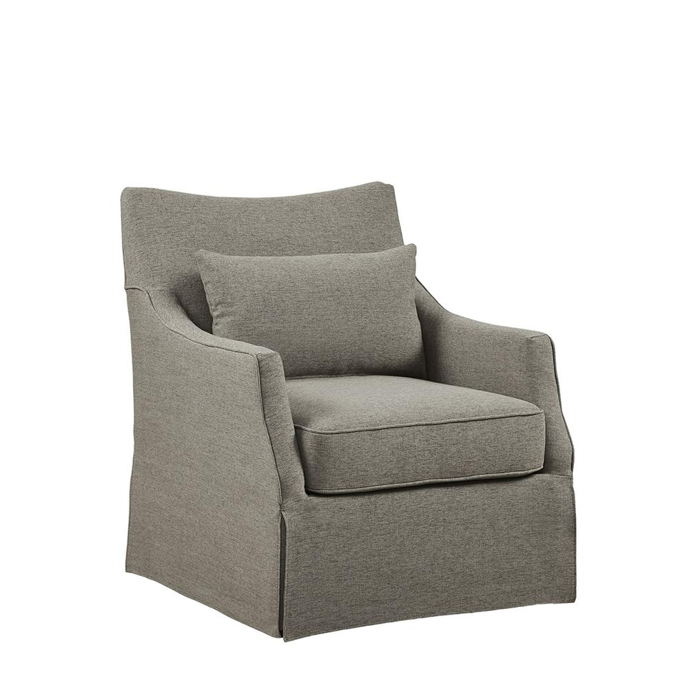 Start2Finish skirted swivel chair with a modern design, featuring a cushioned seat and fabric skirt, suitable for office or living space.