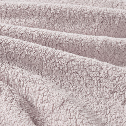 Crushed velvet sherpa reversible comforter set with plush texture, featuring luxurious velvet and cozy sherpa in neutral tones.