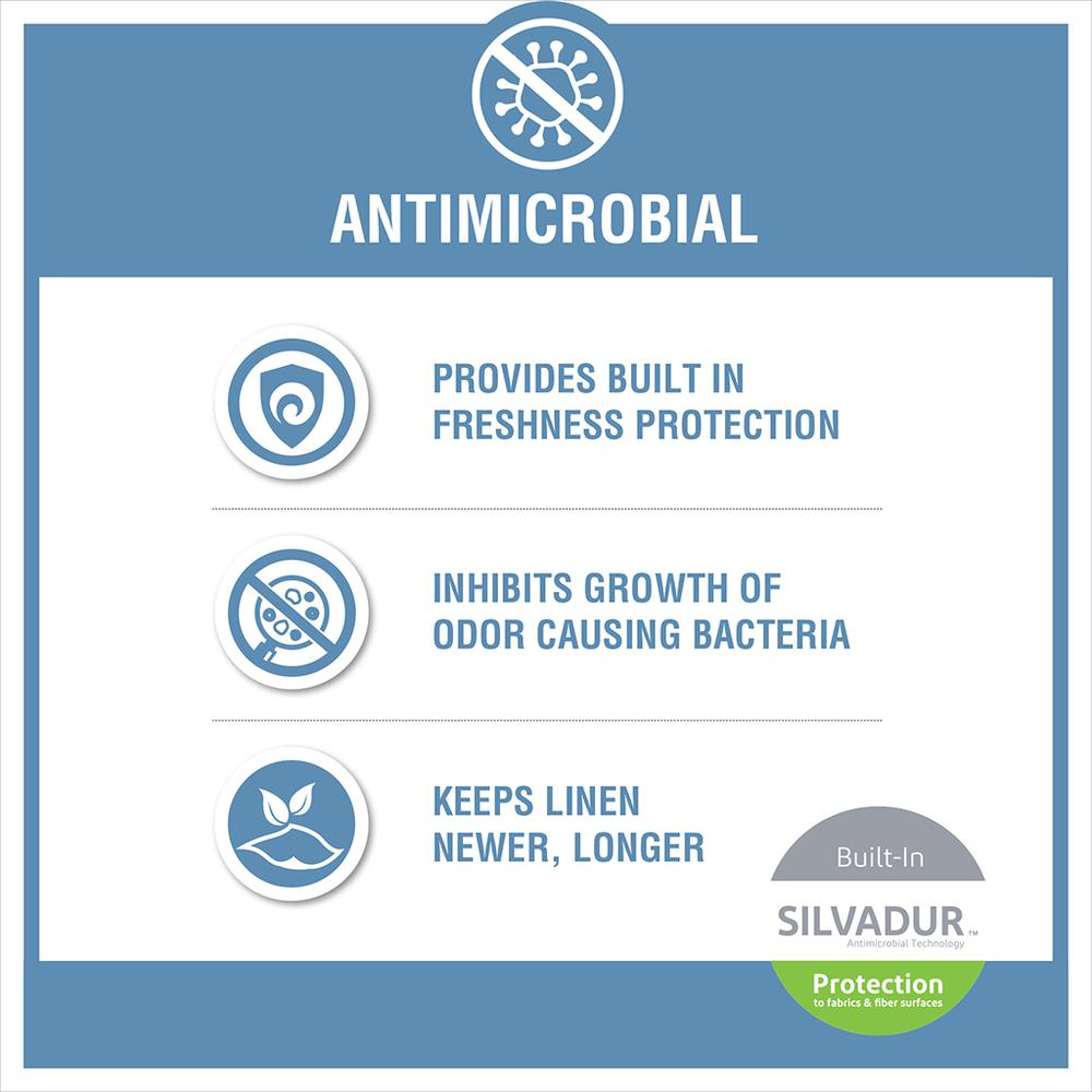 Start2Finish 8-piece cotton bath towel set with antimicrobial properties, featuring soft, absorbent towels in various sizes.