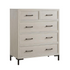 Start2Finish Bradley Chest furniture with a sleek wooden design and metal handles, ideal for bedroom storage.